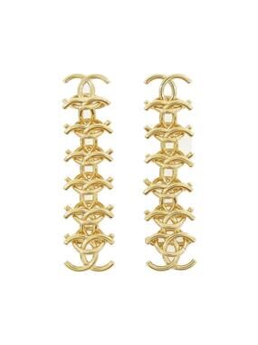Chanel Earrings Gold-Tone Metal #371452C14B